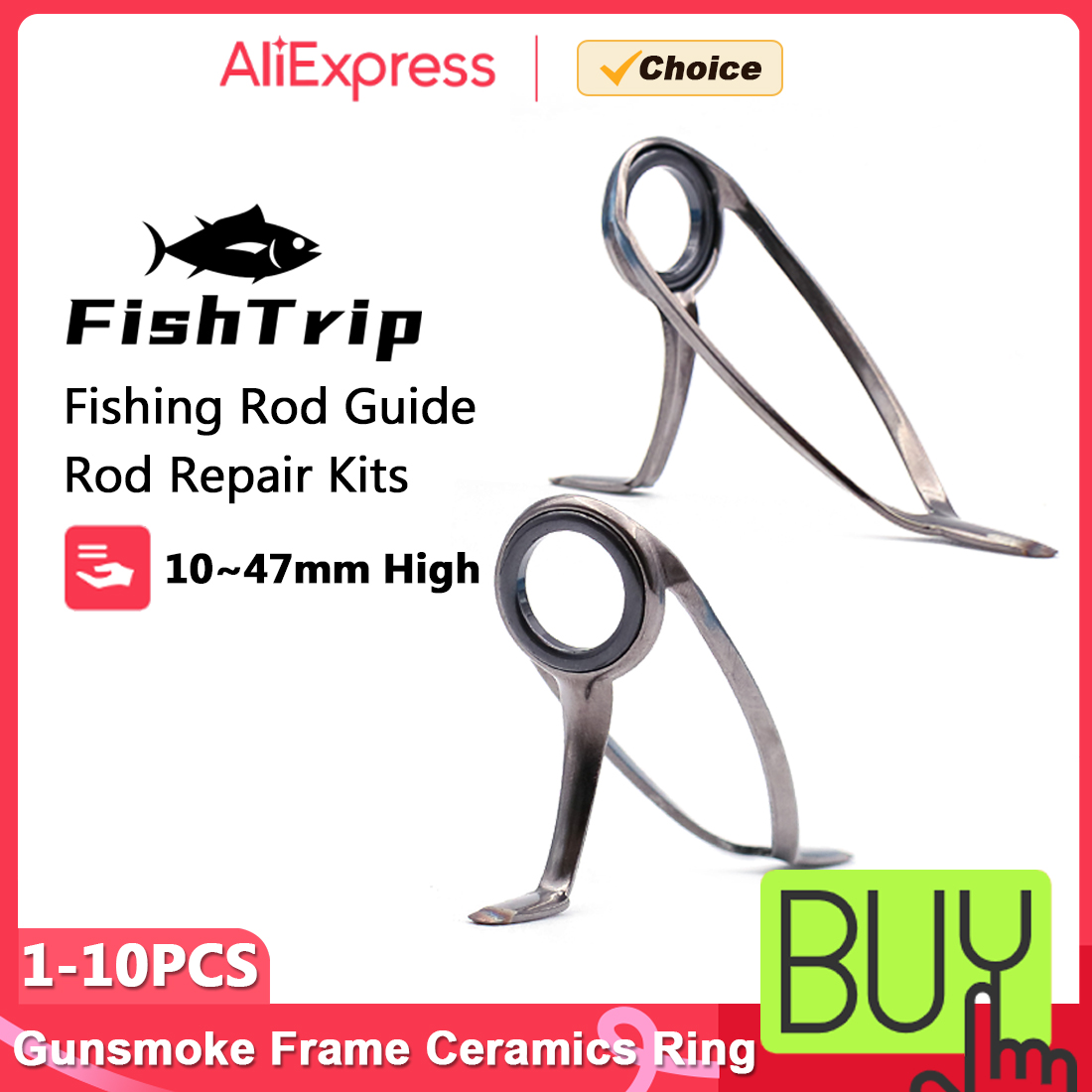 Mesh Coil Strip - FishTrip Angelrutenführungen Reparatursatz Heavy Surf Low