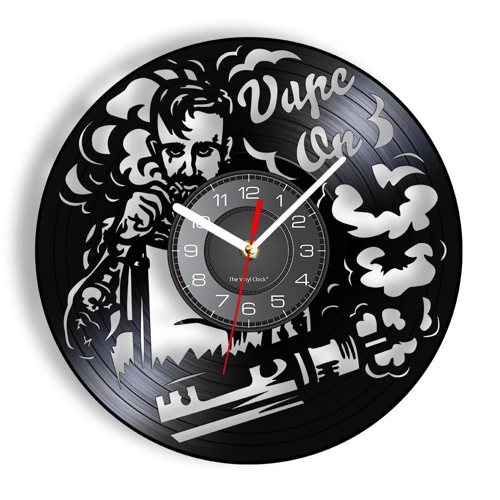 Vaping Shop - Vape Shop Wand Zeichen Logo Wanduhr