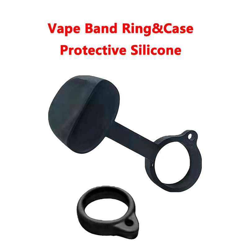 Vaping Area - Tragbare Silikonhülle, Vape-Schutz und Vape-Band-Ring, schützendes