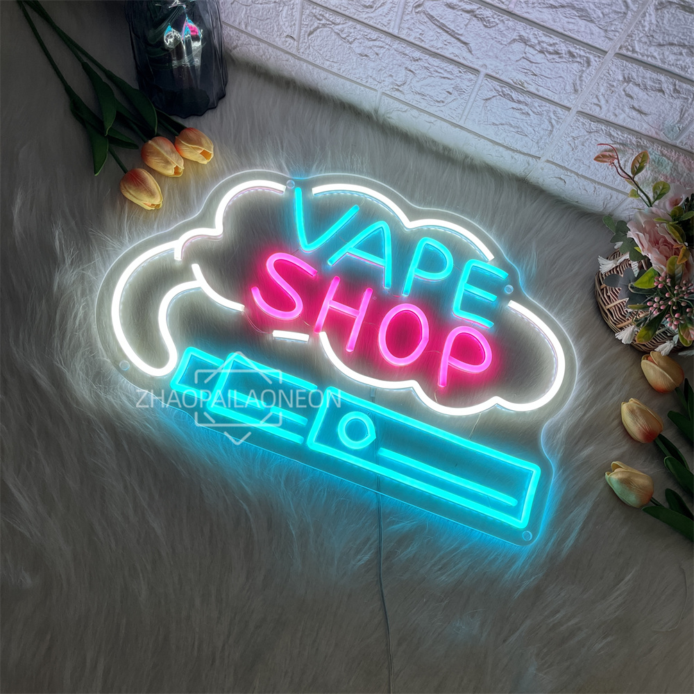 VAPE SHOP Led Neon Schild Wand – Vaping Shop Bewertung und Preis