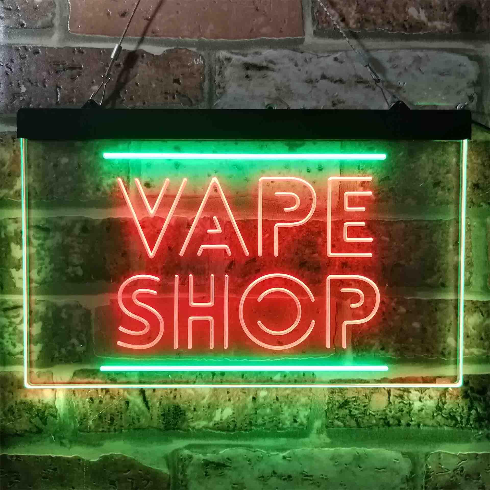 VAPE SHOP Zweifarbiges LED-Neo – Vaping Shop Bewertung und Preis
