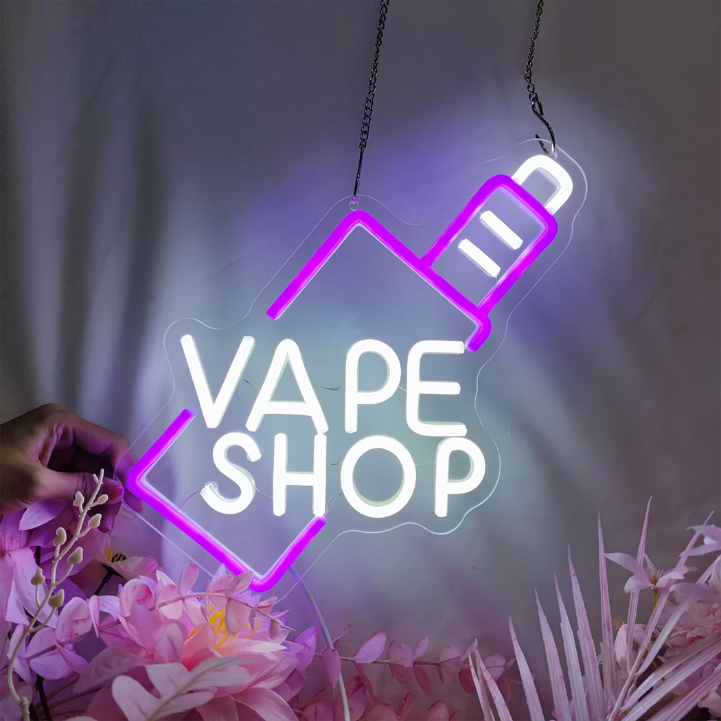 VAPE Shop LED-Neonschild, pass – Vaping Shop Bewertung und Preis