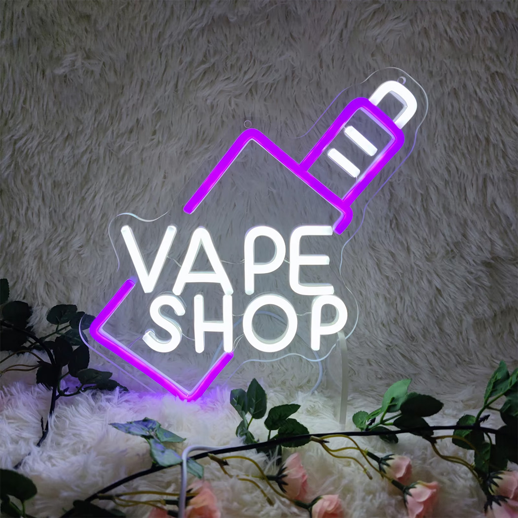VAPE Shop LED-Neonschild, pass – Vaping Shop Bewertung und Preis