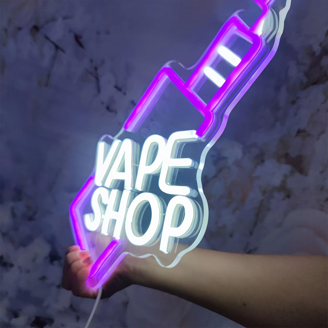 VAPE Shop LED-Neonschild, pass – Vaping Shop Bewertung und Preis