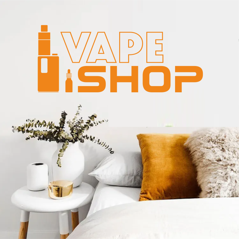 Vinyl-Wandaufkleber, Vape-Shop – Vaping Shop Bewertung und Preis