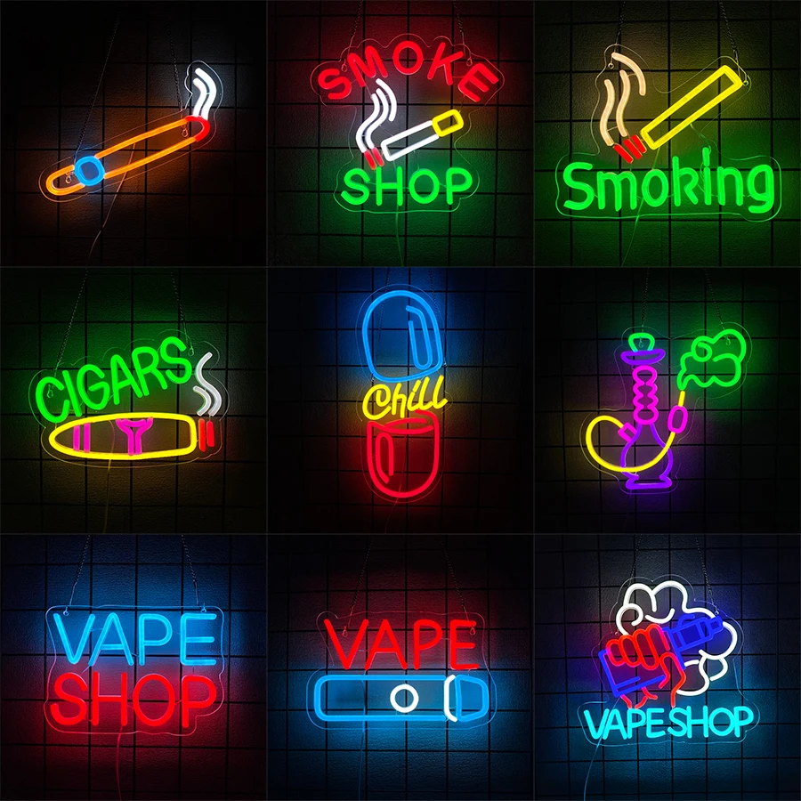USB-LED-Werbedisplay für Rauch – Vaping Shop Bewertung und Preis